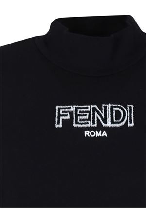 Cut-Out Detailing Dress FENDI KIDS | JFB693AG2TF0GME